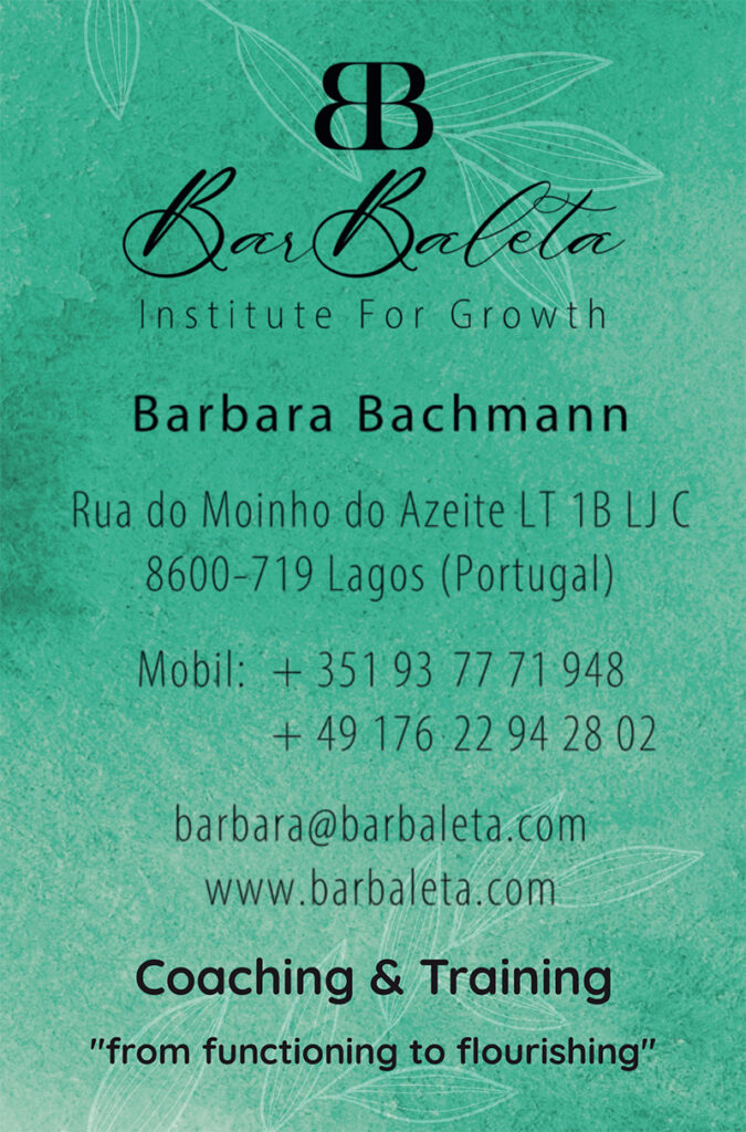 BarBaleta - Institute For Growth - Coaching & Training - Portugal Deutschland